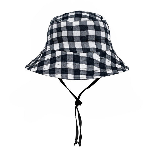 Bedhead - 'Explorer' Kids Reversible Classic Bucket Hat - Blake & Ebony-Panda Kids and Baby