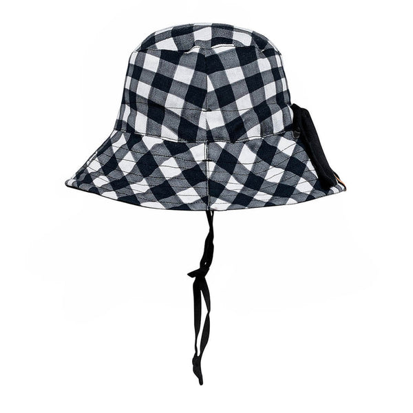 Bedhead - 'Explorer' Kids Reversible Classic Bucket Hat - Blake & Ebony-Panda Kids and Baby