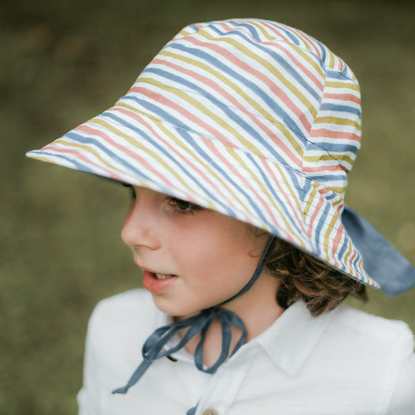 Bedhead-'Explorer' Kids Reversible Classic Bucket Hat - Sammy / Steele-Panda Kids and Baby