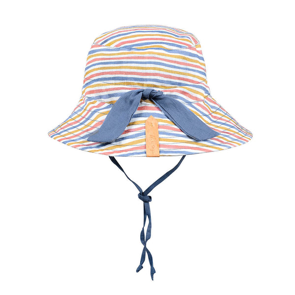Bedhead-'Explorer' Kids Reversible Classic Bucket Hat - Sammy / Steele-Panda Kids and Baby