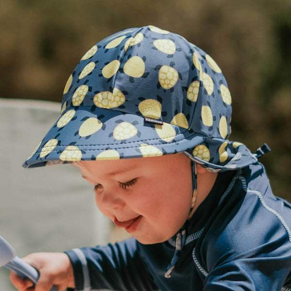 Bedhead Hats - Kids Swim Legionnaire Hat - Turtle-Panda Kids and Baby