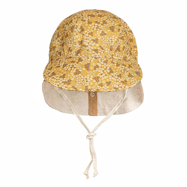 Bedhead Hats - 'Lounger' Baby Reversible Flap Sun Hat - Farah & Flax-Panda Kids and Baby