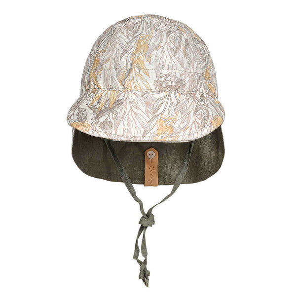 Bedhead Hats - 'Lounger' Baby Reversible Flap Sun Hat - Mallee & Moss-Panda Kids and Baby