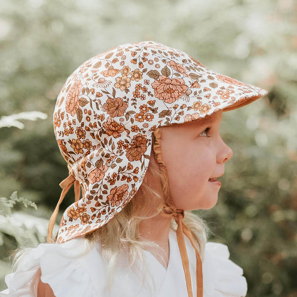Bedhead Hats - 'Lounger' Baby Reversible Flap Sun Hat - Marie & Maize-Panda Kids and Baby