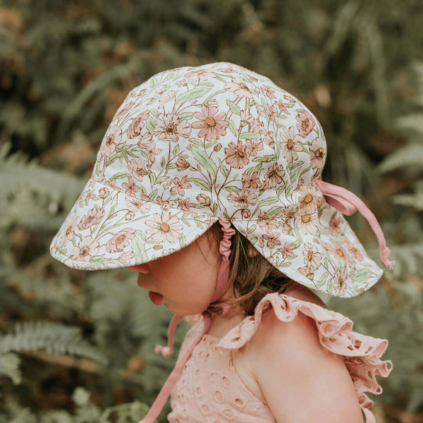 Bedhead Hats - 'Lounger' Baby Reversible Flap Sun Hat - Poppy & Rosa-Panda Kids and Baby