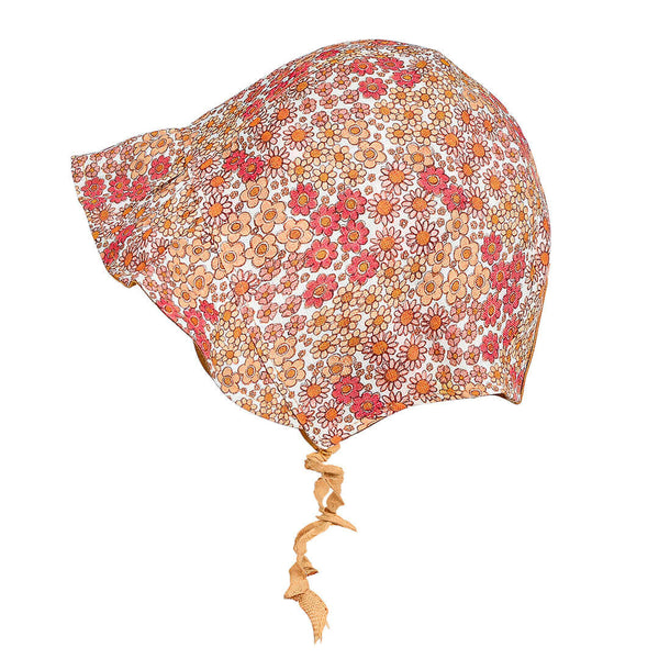Bedhead Hats - 'Searcher' Reversible Ruffle Bonnet - Melody & Maize-Panda Kids and Baby