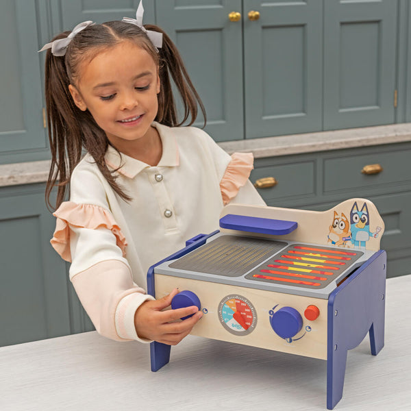 Bluey - Wooden BBQ & Salad Set-Panda Kids and Baby