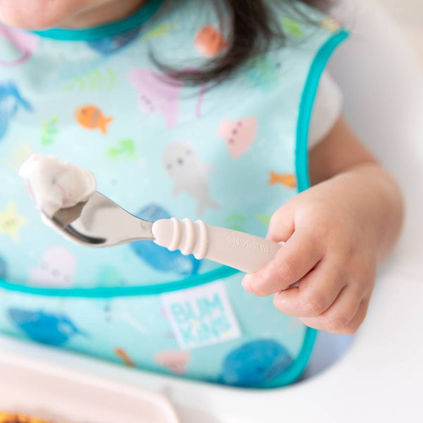 Bumkins - Spoon and Fork - Multi Colours Available-Panda Kids and Baby