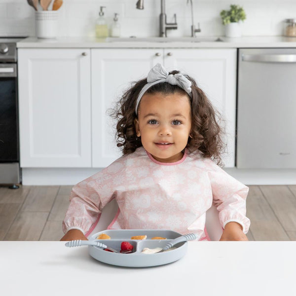 Bumkins - Waterproof Sleeved Bib - Multi Colours Available-Panda Kids and Baby