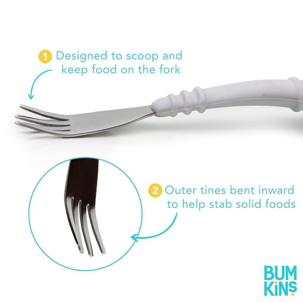 Bumkins - Spoon and Fork - Multi Colours Available-Panda Kids and Baby