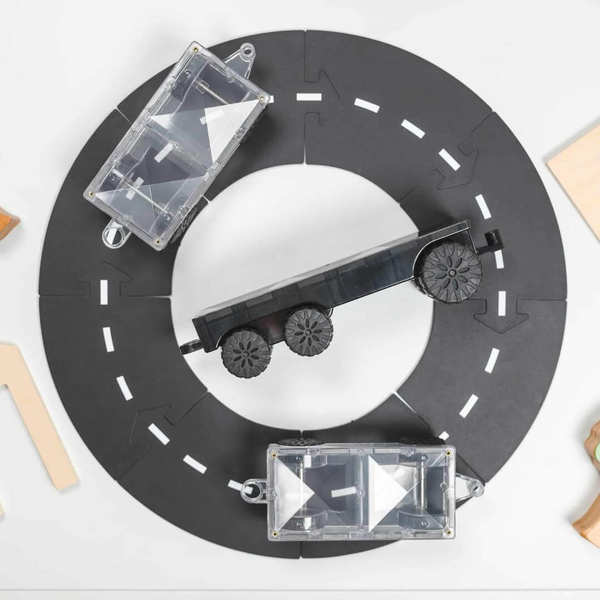 Connetix Tiles - Rainbow Transport Pack 50 pc-Panda Kids and Baby