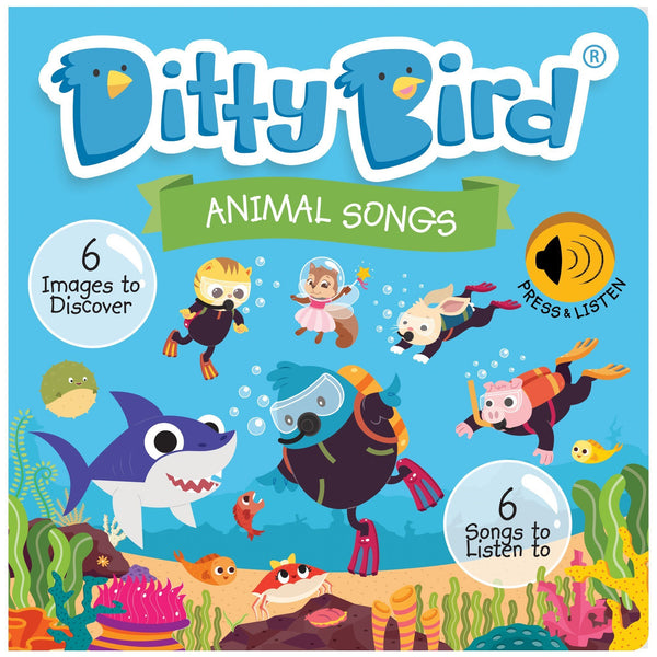 Ditty Bird - Interactive Musical and Sound Books - Available in Various Titles-Panda Kids and Baby