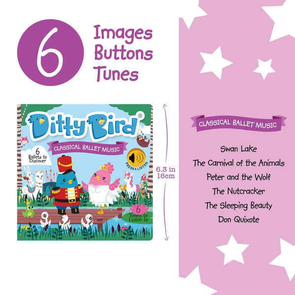 Ditty Bird - Interactive Musical and Sound Books - Available in Various Titles-Panda Kids and Baby
