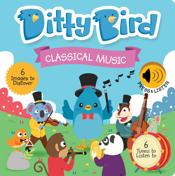 Ditty Bird - Interactive Musical and Sound Books - Available in Various Titles-Panda Kids and Baby