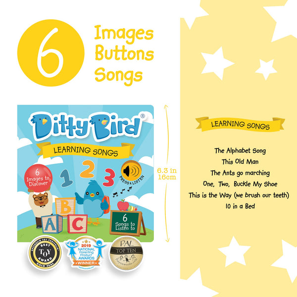 Ditty Bird - Interactive Musical and Sound Books - Available in Various Titles-Panda Kids and Baby