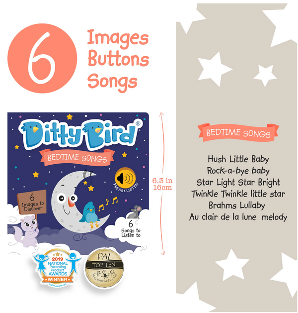 Ditty Bird - Interactive Musical and Sound Books - Available in Various Titles-Panda Kids and Baby