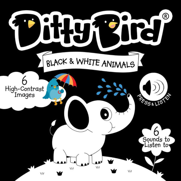 DITTY BIRD - Black & White Animals-Panda Kids and Baby