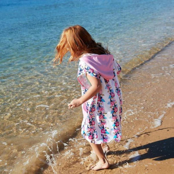 Dock & Bay - Kids Poncho - Quick Dry Hooded Towel - Toucan Tango-Panda Kids and Baby