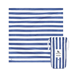 Dock & Bay: Picnic Blanket Large - Whitsunday Blue-Panda Kids and Baby