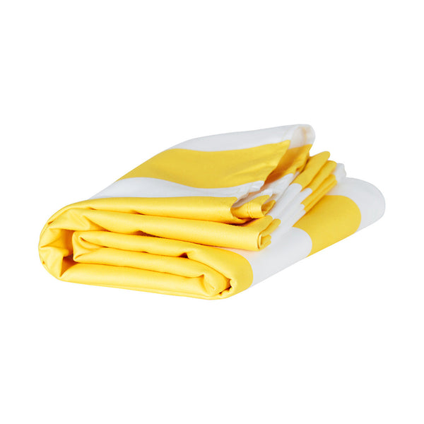Dock & Bay: Quick Dry Beach Towel Cabana Collection - Boracay Yellow-Panda Kids and Baby