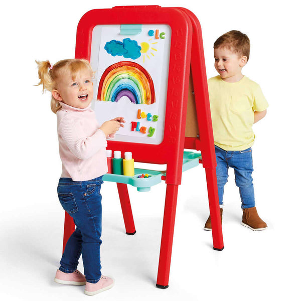 Early Learning Centre - Double Sided Plastic Easel-Panda Kids and Baby