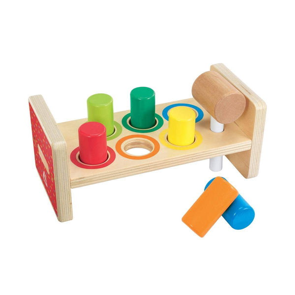 Early Learning Centre - Wooden Hammer Bench-Panda Kids and Baby
