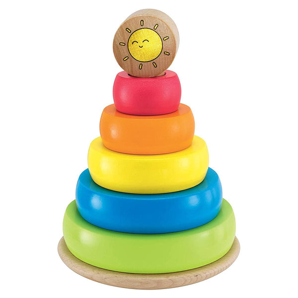 Early Learning Centre - Wooden Stacking Ring-Panda Kids and Baby