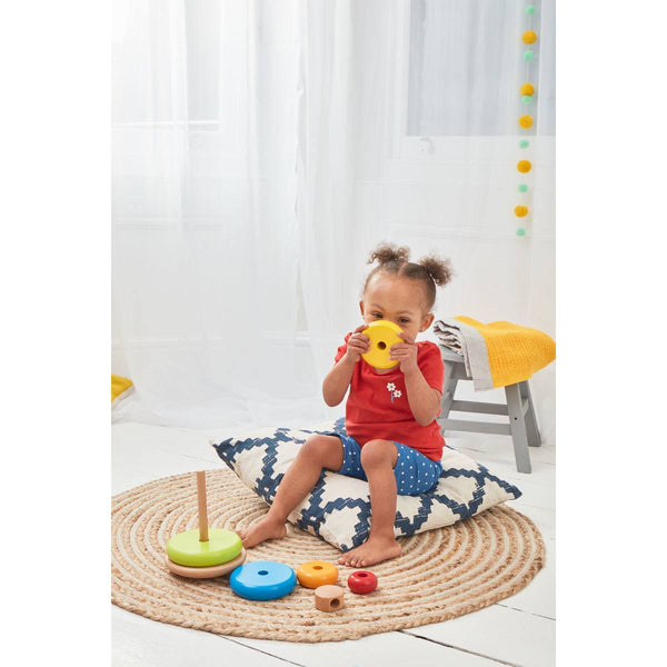 Early Learning Centre - Wooden Stacking Ring-Panda Kids and Baby