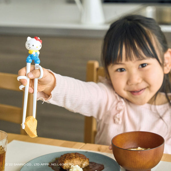 Sanrio Hello Kitty Kids Learning Chopsticks and Spoon Set with Case