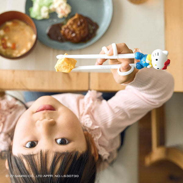 EDISON - Kids Training Chopstick Right Handed - Hello Kitty with Case -Made in Korea-Panda Kids and Baby