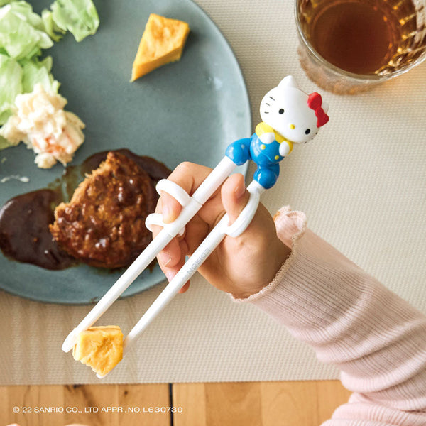 EDISON - Kids Training Chopstick Right Handed - Hello Kitty with Case -Made in Korea-Panda Kids and Baby