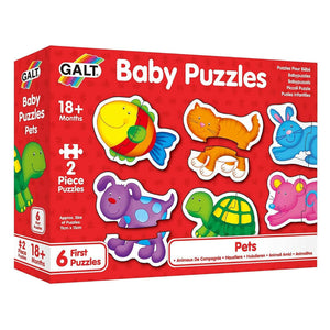Galt - Baby Puzzles - Pets - 2pcs-Panda Kids and Baby