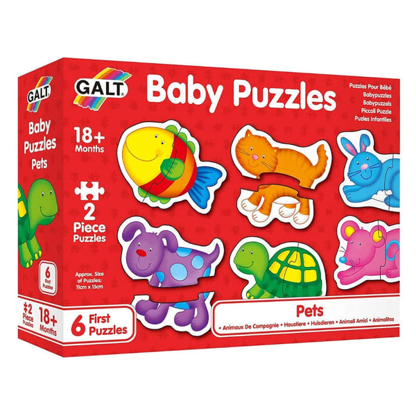 Galt - Baby Puzzles - Pets - 2pcs-Panda Kids and Baby