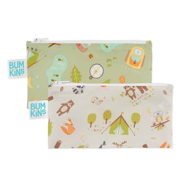 Bumkins - Small Snack Bag - 2 Pack Feeding Bumkins Camp Gear Happy Campers 