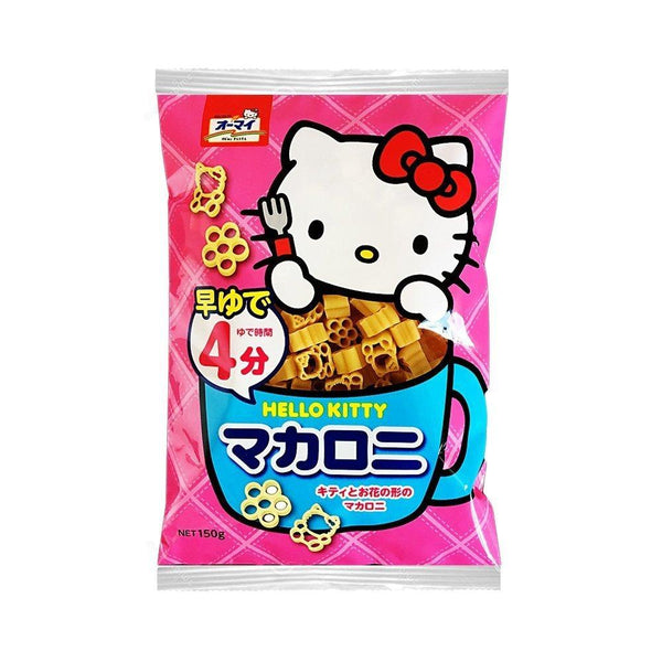Nippn - Oh My Hello Kitty & Flower Shaped 4 Minutes Macaroni 120g-Panda Kids and Baby