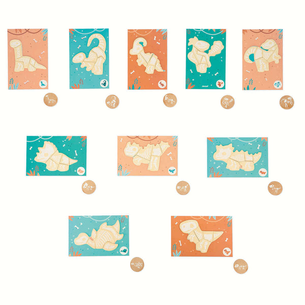 Janod - Dino Dig Game-Panda Kids and Baby