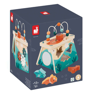 Janod - Dino Multi-Activity Volcano-Panda Kids and Baby