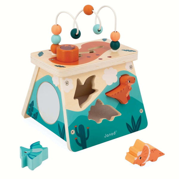 Janod - Dino Multi-Activity Volcano-Panda Kids and Baby