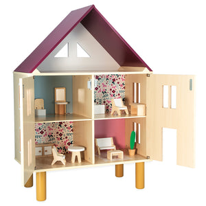 Janod - Dolls House-Panda Kids and Baby