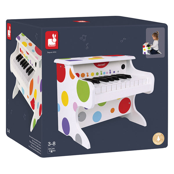 Janod - My First Electronic Piano-Panda Kids and Baby
