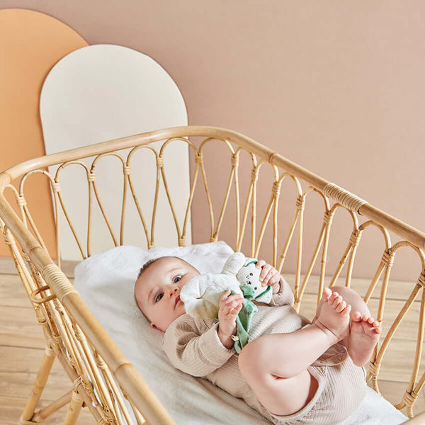 Kaloo - Carre Doudou Dog Green-Panda Kids and Baby