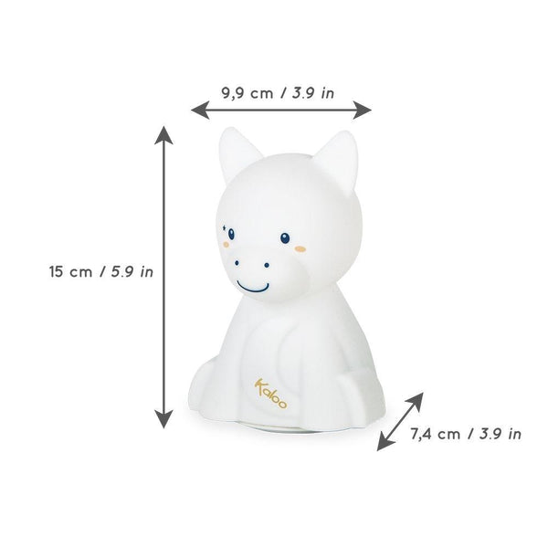 Kaloo - My Soft LED Nightlight Donkey - Silicone-Panda Kids and Baby