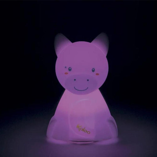 Kaloo - My Soft LED Nightlight Donkey - Silicone-Panda Kids and Baby