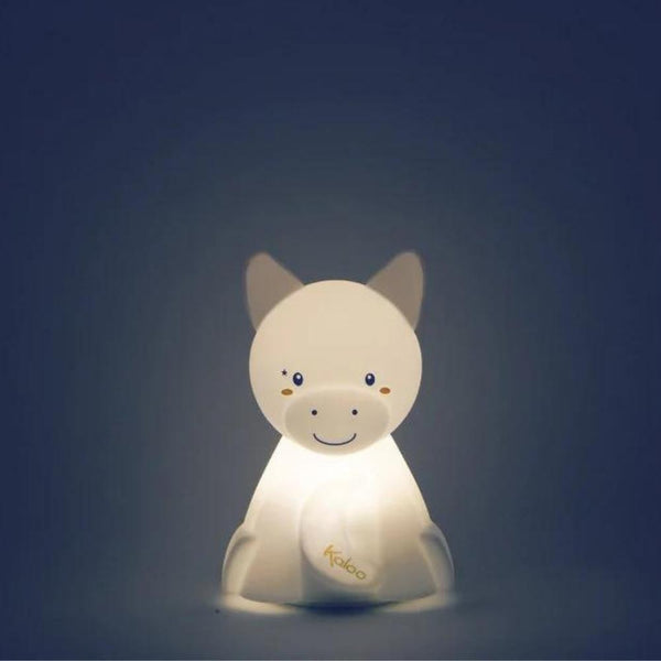 Kaloo - My Soft LED Nightlight Donkey - Silicone-Panda Kids and Baby