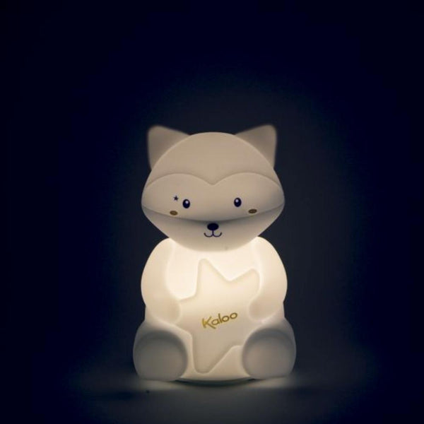 Kaloo - My Soft LED Nightlight Racoon - Silicone-Panda Kids and Baby