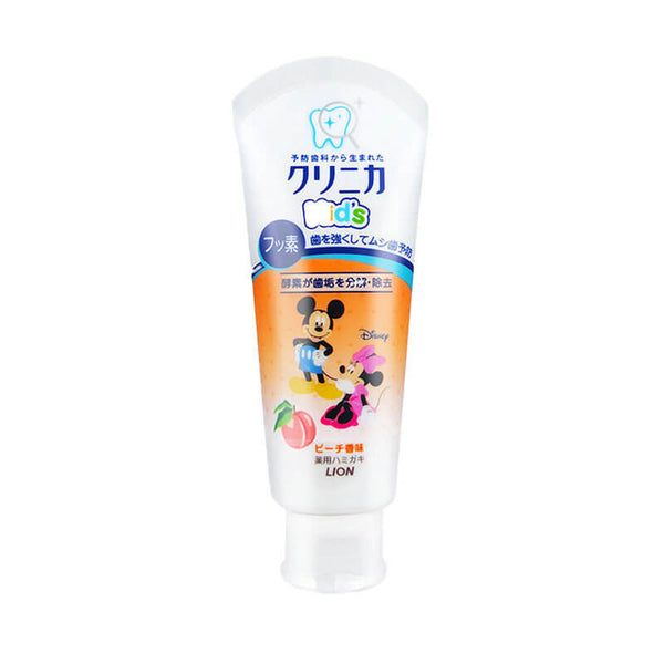 LION - Clinica Kid's Toothpaste - Peach Flavour 60g-Panda Kids and Baby