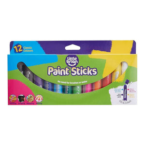 Little Brian - Paint Sticks - Classic 12 pk-Panda Kids and Baby