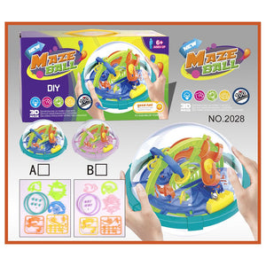 Panda Kids & Baby - Maze Ball DIY - Blue Educational Games Panda Kids & Baby 