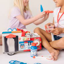 Melissa & Doug - Paw Patrol -Marshall Wooden Rescue Caddy-Panda Kids and Baby