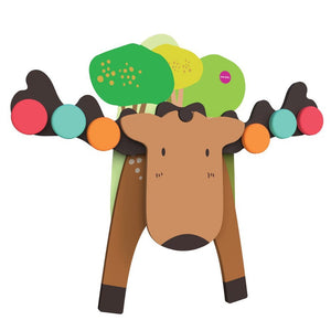 Oribel - Vertiplay™ Wall Toys Goofy Moose-Panda Kids and Baby